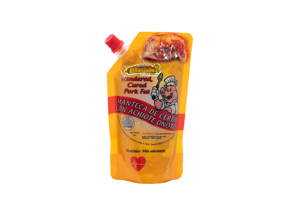 El Fanguito Manteca Criolla de Cerdo con Achiote