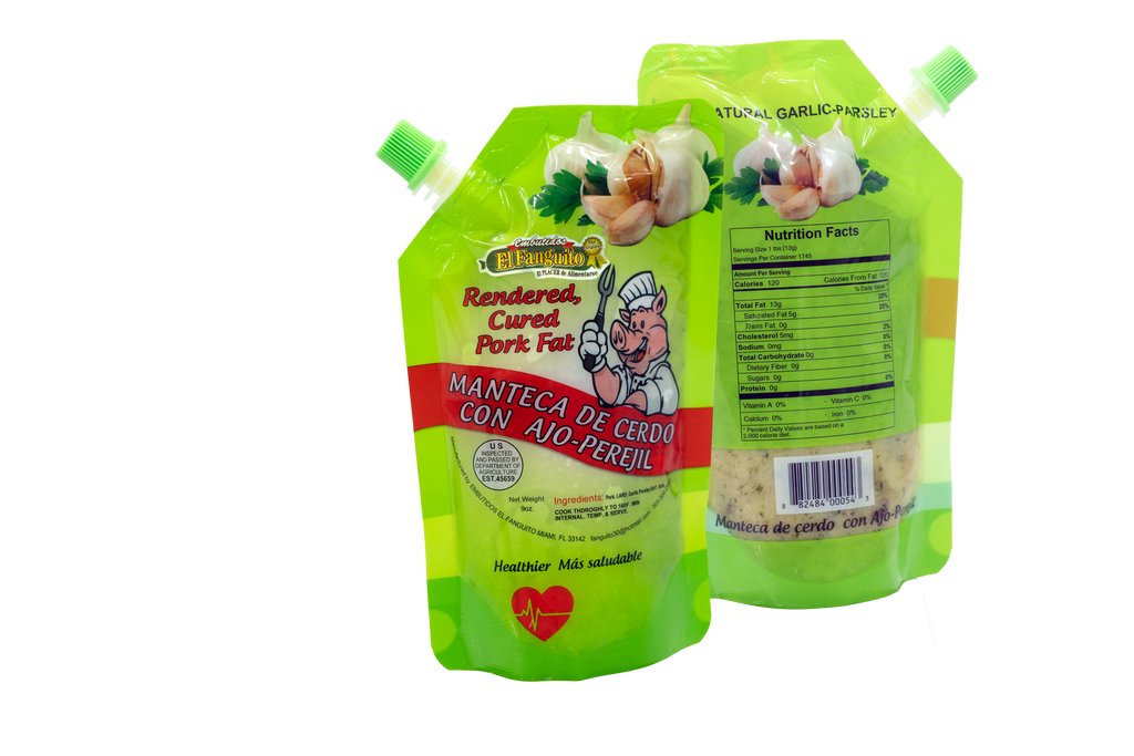 El Fanguito Manteca Criolla de Cerdo con Ajo-Perejil